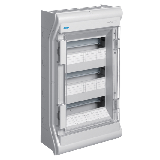 VECTOR virsapmetuma sadalne, IP65, 36 mod., 552x310x151mm, HAGER