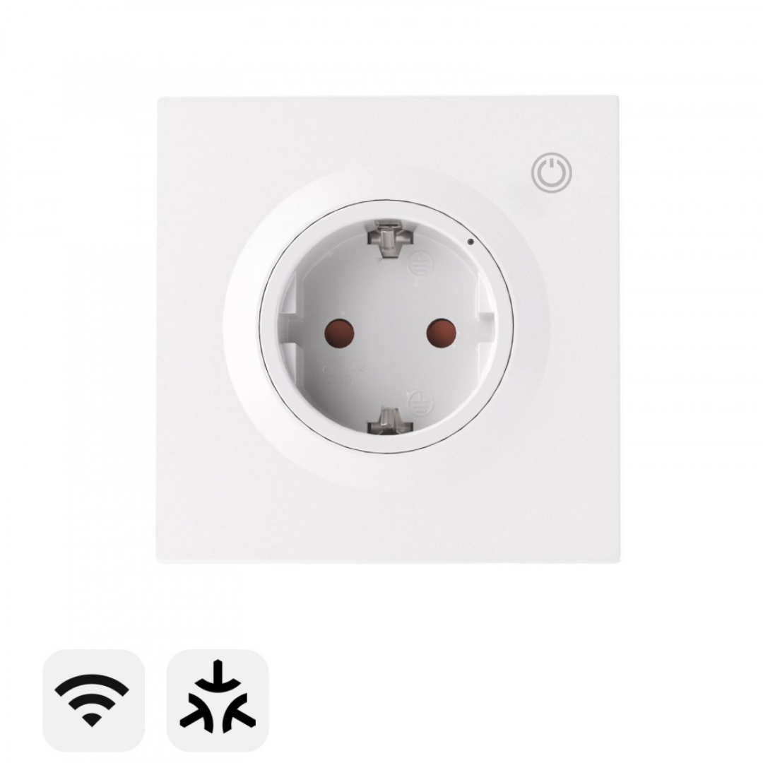 Viedā WiFi vadāmā zemapmetuma rozete, ORB, 16A, 250V, 4000W, WS01TPF-E, SONOFF