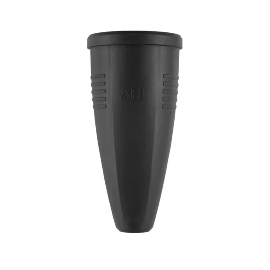 Ligzda gumijas vadam ar zemējumu, melna, IP44, 16A, 220-240V, ABL