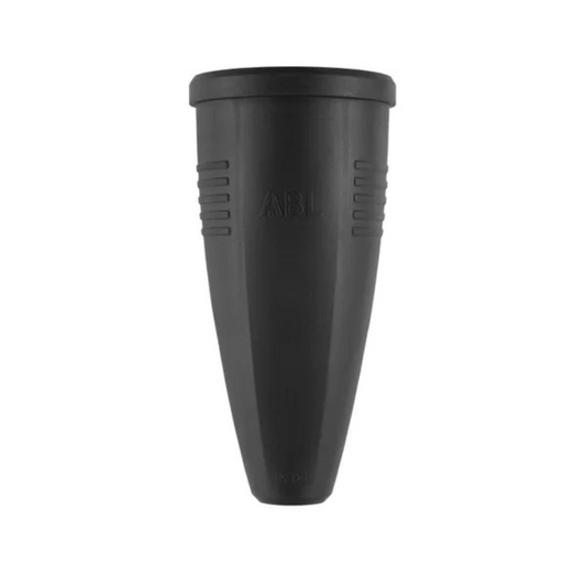 Ligzda gumijas vadam ar zemējumu, melna, IP44, 16A, 220-240V, ABL
