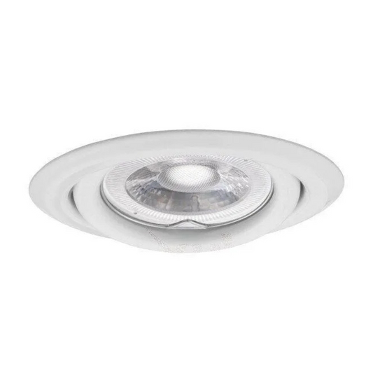 Gaismeklis iebūvējams grozams ARGUS, balts, 12V/220V, G5.3, (BEZ SPULDZES), CT-2115-W, KANLUX