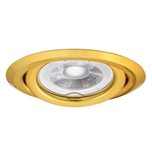 Gaismeklis iebūvējams grozams ARGUS, zelts, 12V/220V, G5.3, (BEZ SPULDZES), CT-2115-G, KANLUX