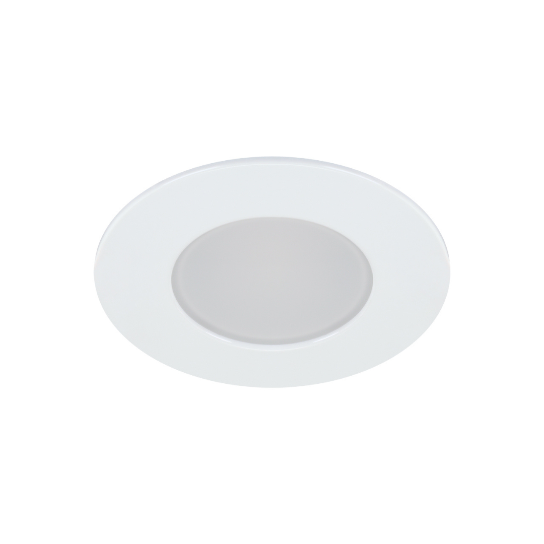 LED gaismeklis iebūvējams, balts, 7W, ar maināmu spektru CCT, IP54, IDEUS