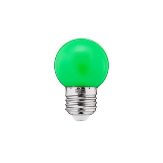 LED spuldze 1W, G45, E27, 240V, 20lm, zaļa, THORGEON