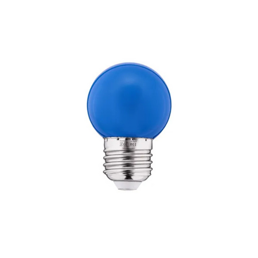 LED spuldze 1W, G45, E27, 240V, 10lm, zila, THORGEON