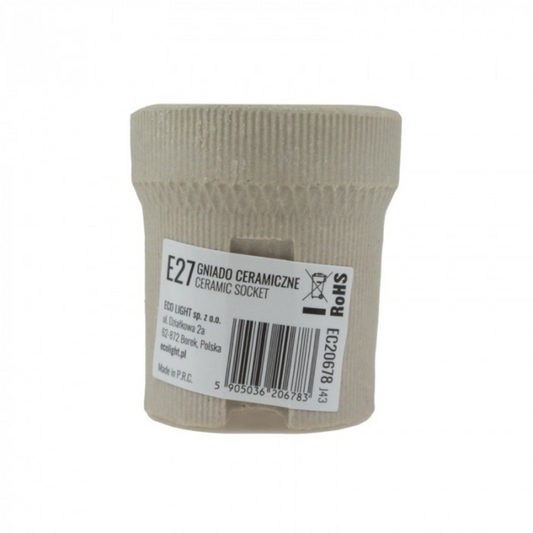Keramiska patrona E27, ECOLIGHT