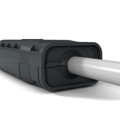 Taisna savienojuma uzmava ar gēlu IP68, ar divu polu spaiļu bloku 0.5-1.5 mm2, kabeļiem ar diametru 0.75-2.5mm, EVO, Etelec