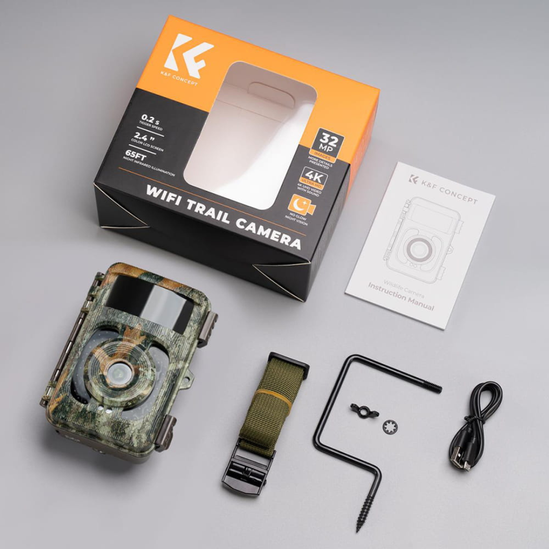 Kameras slazds, SD, Bluetooth, 4K, 32MP, KF35.127, K&F Concept