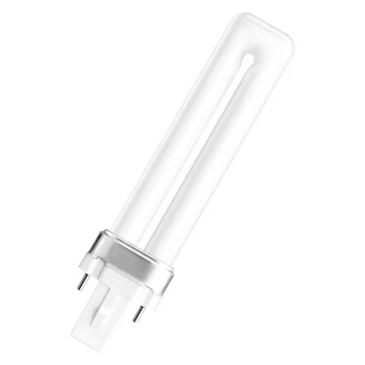 Kompaktā luminiscences spuldze, G23, 9W, 840 spektrs (4000K), DULUX S, PATRON