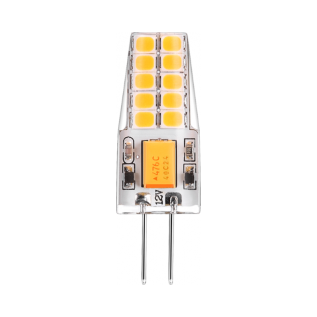 LED spuldze G4, 2W, 200lm, 3000K, AC/DC12V, Dimmable, 10x29mm, Leduro