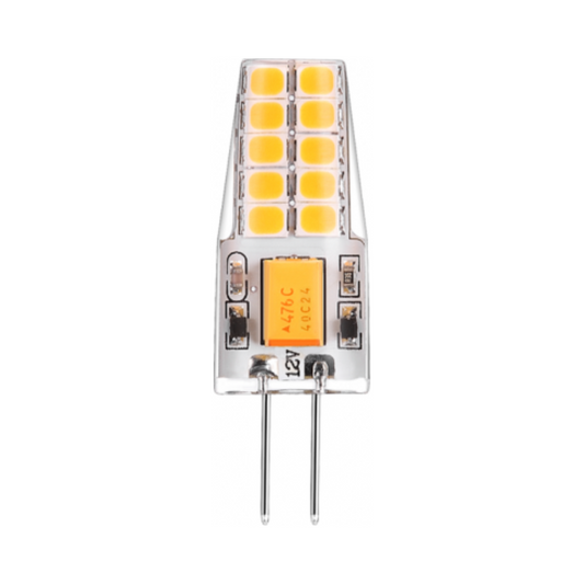 LED spuldze G4, 2W, 200lm, 3000K, AC/DC12V, Dimmable, 10x29mm, Leduro