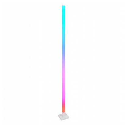 Grīdas lampa RGB, 10W, reaģē uz mūzikas ritmu, balta, WiFi, ar vadības iespēju no telefona - Tuya, ECOLIGHT
