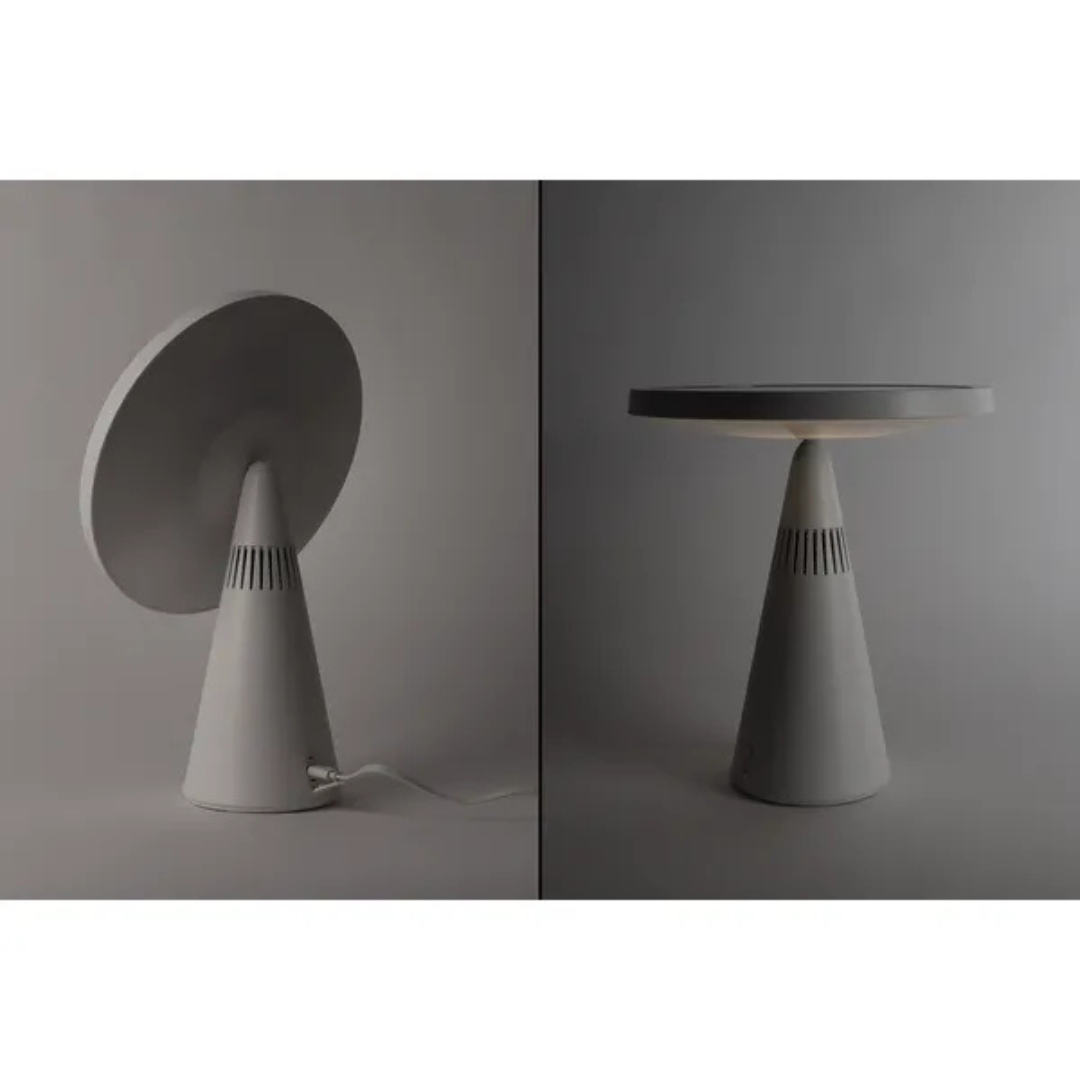 Galda lampa - spogulis, Makeup spogulis, 9W, 350lm, 2800-4200 K, uzlādējama 3000 mAh (uz pilnas uzlādes darbojas 5 stundas), var regulēt spožumu, THORGEON