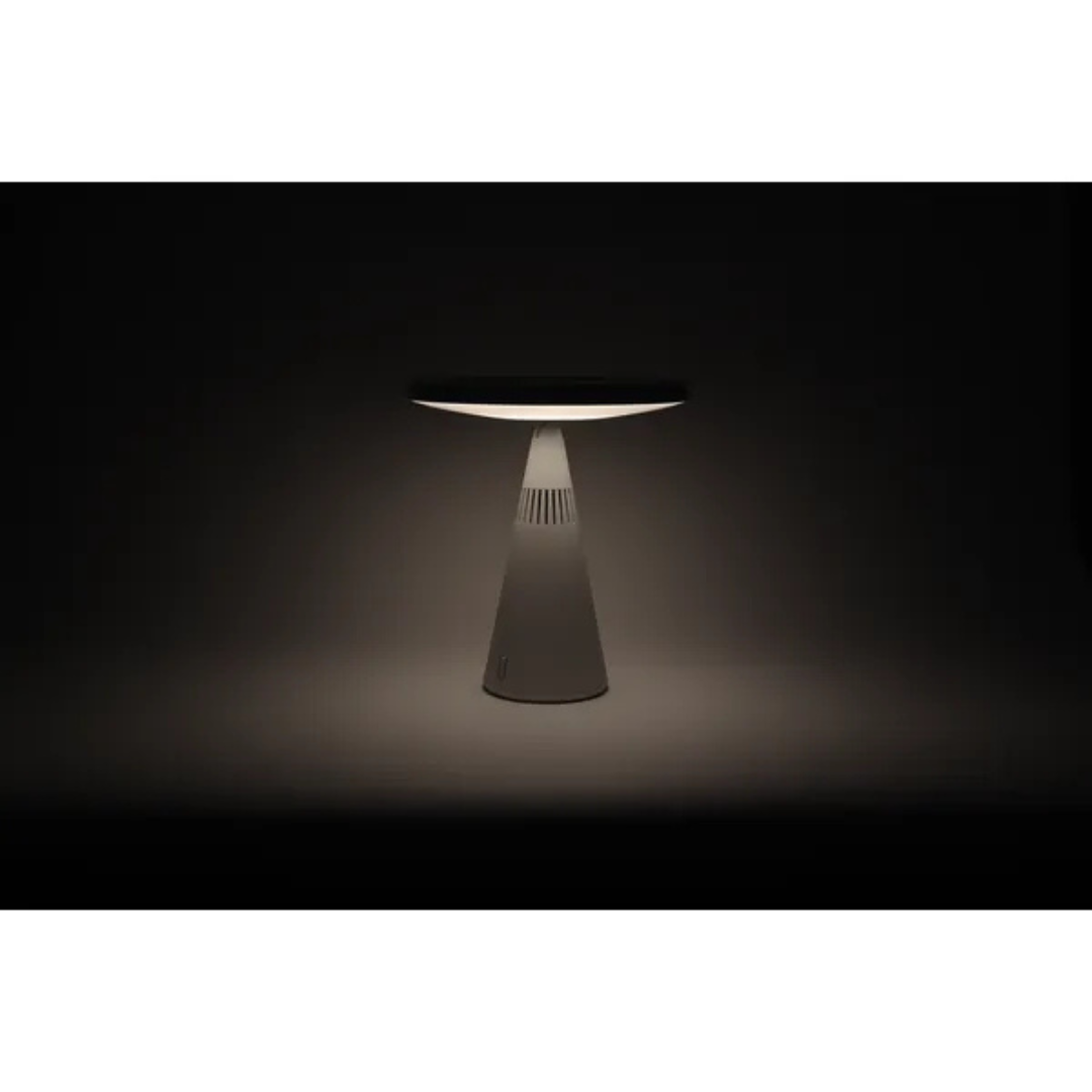 Galda lampa - spogulis, Makeup spogulis, 9W, 350lm, 2800-4200 K, uzlādējama 3000 mAh (uz pilnas uzlādes darbojas 5 stundas), var regulēt spožumu, THORGEON