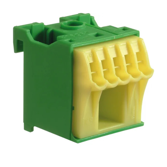 Zemējuma klemme 6, QC, PE, 1x16mm2+5x4mm2, Hager