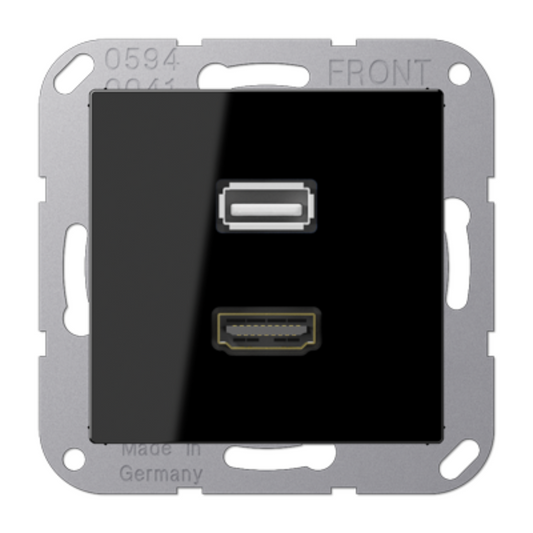 Multivides termināļi HDMI / USB 2.0, melns, A500