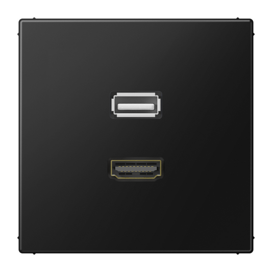 Multivides termināls HDMI / USB 2.0, matēts grafīta melns, LS990