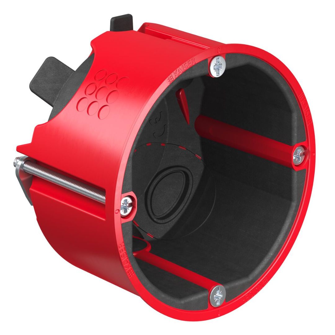 Ugunsdroša montāžas kārba reģipša sienai HWD 68+, Ø68xh49mm, KAISER