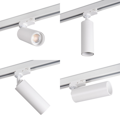 Gaismeklis spot 3F sliedei, balts, GU10, max 10W (LED), IP20, 220-240V, ATL2 GU10-W, Kanlux