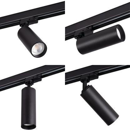 Gaismeklis spot 3F sliedei, melns, GU10, max 10W (LED), IP20, 220-240V, ATL2 GU10-B, Kanlux