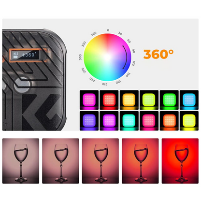 LED lampa, 2500-9900K + RGB, KF34.036, K&F Concept