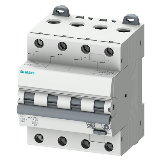 Kombinētais strāvas noplūdes automātslēdzis, 3P+N, 6kA, C32, 30mA, AC, A type, SIEMENS