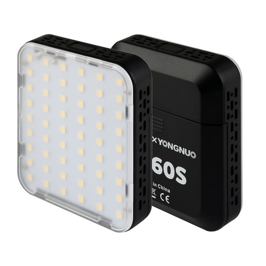 Mini LED lampa YN60S, melna, 5500K, YONGNUO