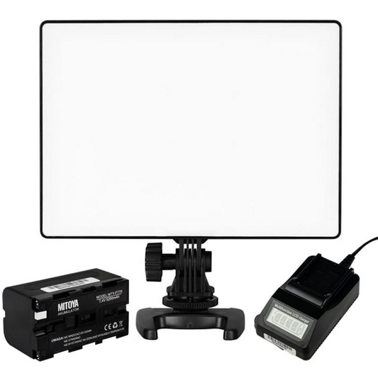 YONGNUO YN300 AIR 3200-5600K lampa + NPF770 akumulators un MITOYA lādētājs