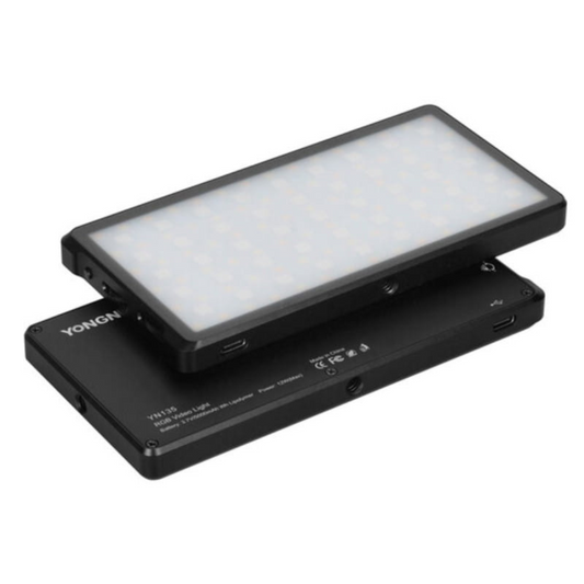 Kompaktā LED lampa YN-135, 3200-5600K + RGB, Yongnuo