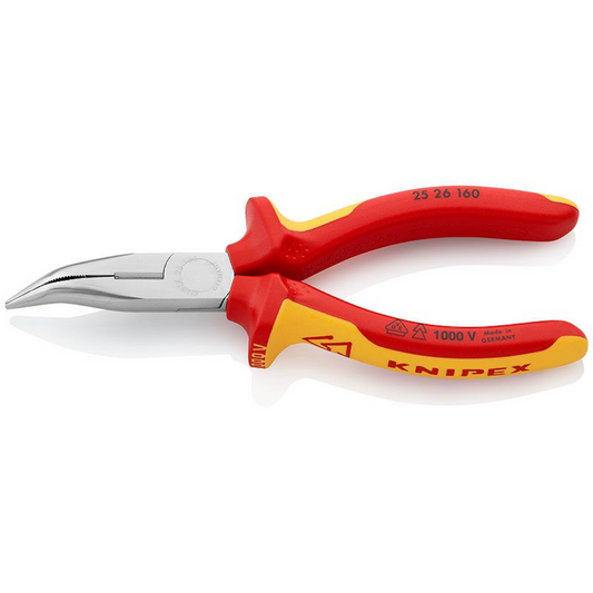 KNIPEX Plakanknaibles ar liektiem galiem, 160mm, (1000V) 25 26 160