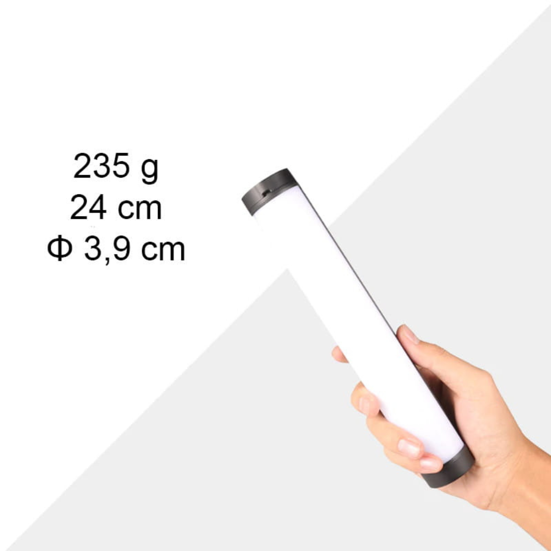 LED lampa - caurule, VL110, 2500-9000K + RGB, Ulanzi