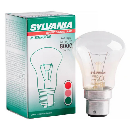 Spuldze luksofora signālam, GLS, 55W, 230V, B22, R50