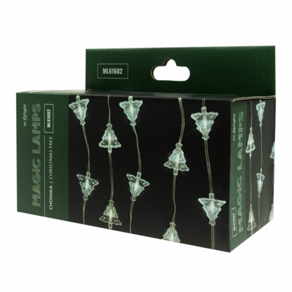 LED ziemassvētku virtene, Magic lights, 50 LED, 6500K, Christmas tree, 5m, DC5V, IP65/IP20, Bluetooth