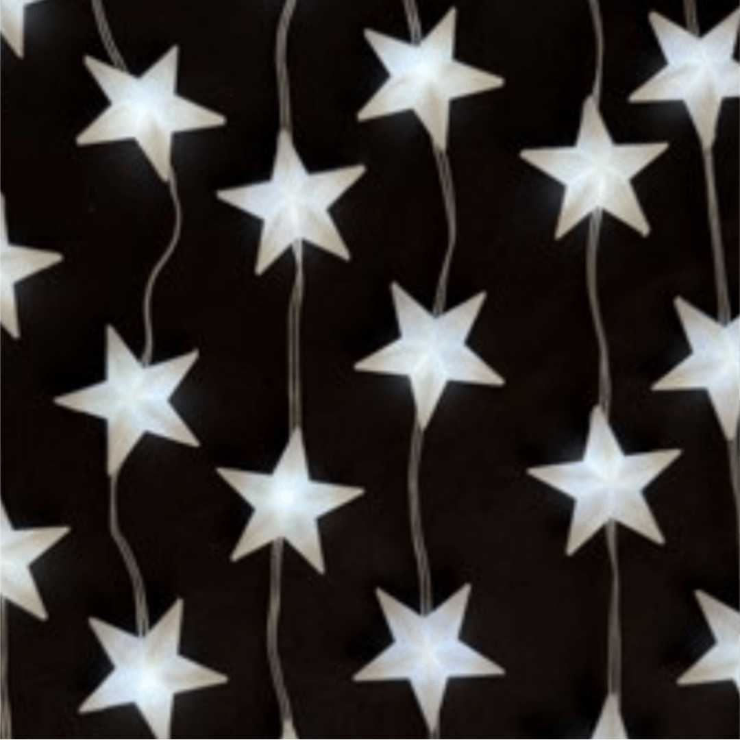 LED ziemassvētku virtene, Magic lights, 50 LED, 6500K,  Star, 5m, DC5V, IP65/IP20, Bluetooth