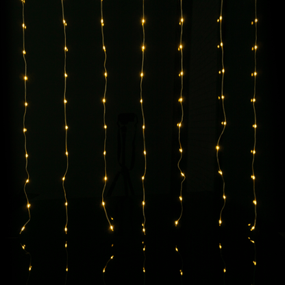 LED ziemassvētku virtene, Magic lights, 200 LED, 3000K, 3m x 1m, DC5V, IP65/IP20, Bluetooth