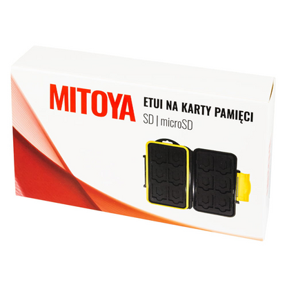 SD/microSD kartes maciņš, sarkans/melns, MITOYA