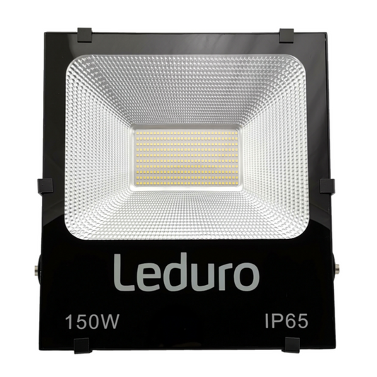 LED Prožektors PRO 150, IP65, 150W, 4000K, 18000Lm, 345x310x80mm, melns, LEDURO