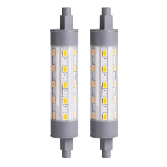 LED spuldze 6.5W, R7s, 118mm, 3000K, 806lm, 220-240V/50Hz, cena par komplektu - 2 gab., Amazonbasics