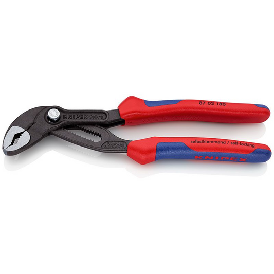 KNIPEX Knaibles ar regulējamu platumu, 180mm, Cobra, 87 02 180