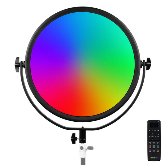 Grozāma apaļā LED Ultra Slim MITOYA SUN lampa, 70W, 2500-8500K + RGB, bez statīva