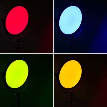 Grozāma apaļā LED Ultra Slim MITOYA SUN lampa, 70W, 2500-8500K + RGB, bez statīva