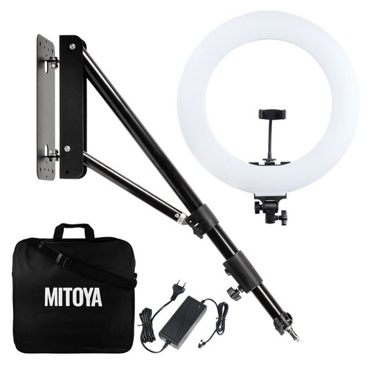 LED gredzena lampa MITOYA RL-480L + SIENAS KRONŠTEINS