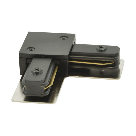 1F sliedes savienotājs - līkums, melns, STRUHM CONNECTOR L