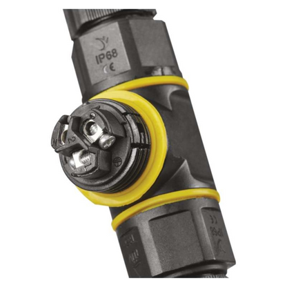 Kabeļu savienotājs T-veida, 3x0.75-2.5mm2, 16A, 250V, IP68, EMOS