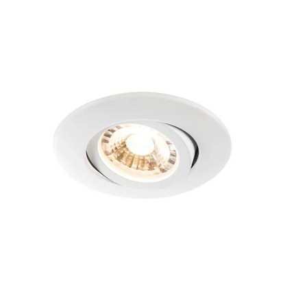 Gaismeklis LED, iebūvējams, balts, 6.2W, 2700K, IP44, 455Lm, 220-240V, 70-75mm cauruma diametrs, SLV