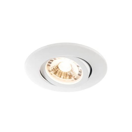 Gaismeklis LED, iebūvējams, balts, 6.2W, 2700K, IP44, 455Lm, 220-240V, 70-75mm cauruma diametrs, SLV