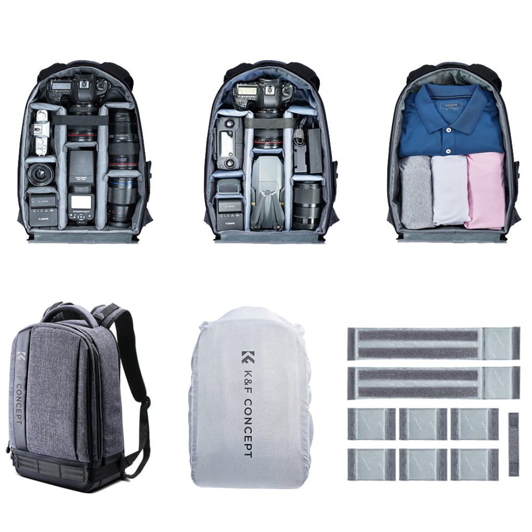 Fotografēšanas mugursoma, 18l, KF13.044, K&F Concept