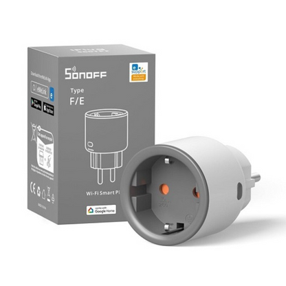 Viedā WiFi vadāmā rozete, 16A, 250V, 4000W, SONOFF