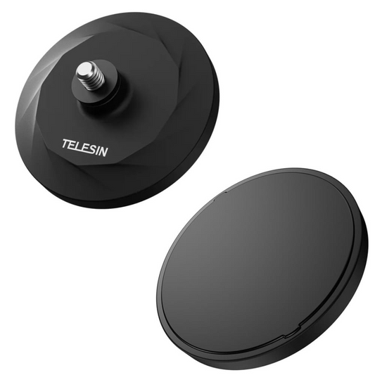 Piesūcekņu turētājs + magnētiskais paliktnis, 1/4'', MAG-003, Telesin