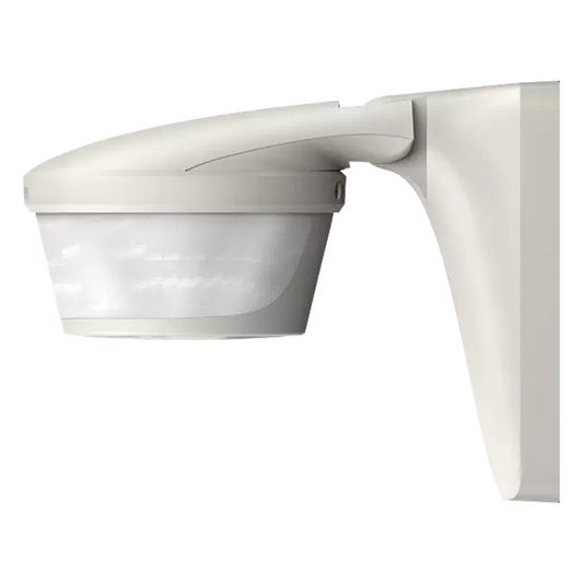 Infrasarkanais kustības sensors, darbības diapazons 220grādi - līdz 16m, IP55, LED 600W, cita slodze 2300W, balts, theLuxa P220 WH, THEBEN